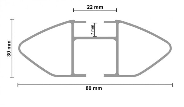 Krovni nosaci VW Touran sa uzduznim sinama 5v 2015 alu sipke – G3 Clop.Airflow Alu 127 4